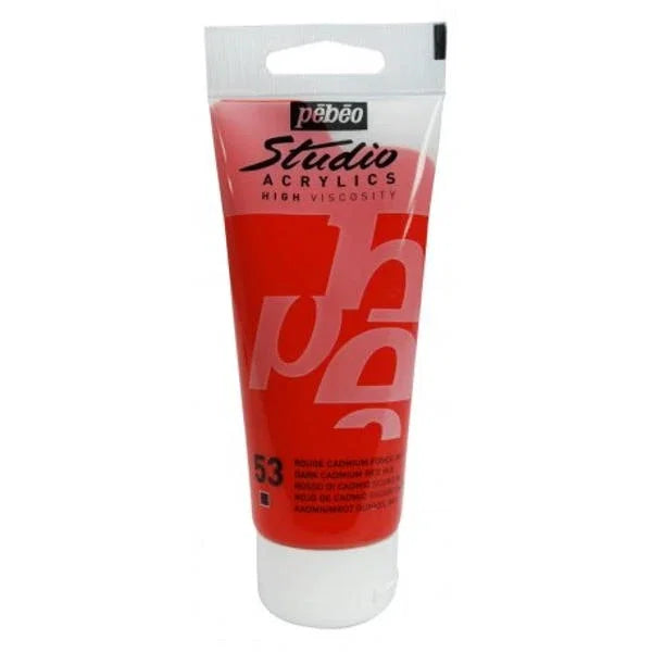 Pebeo Studıo Akrilik Boya 100 Ml Dark Cadmium Red-1