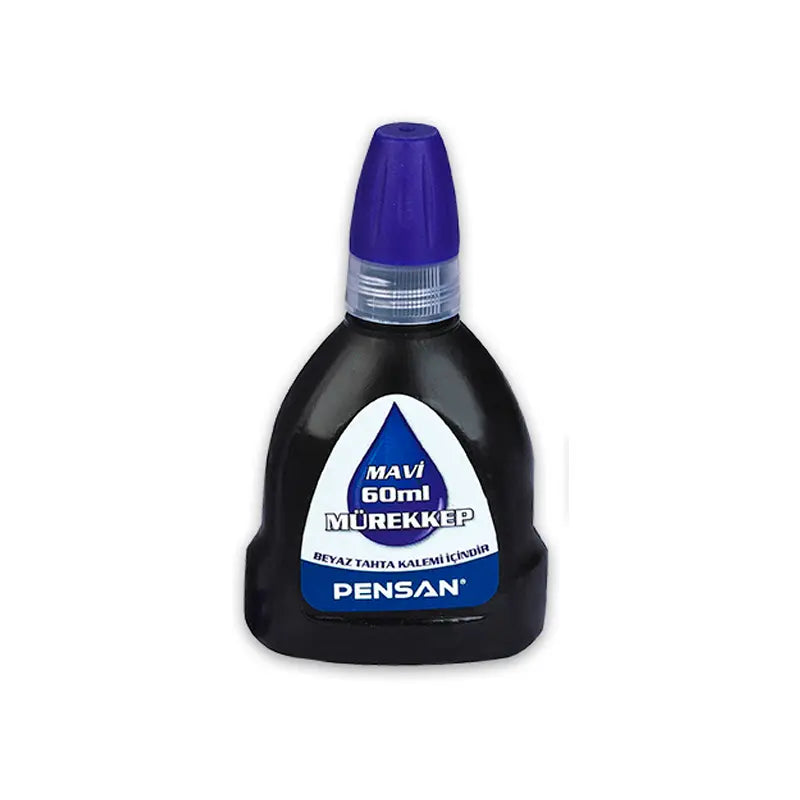 Pensan Tahta Kalem Mürekkebi 60 Ml Mavi 4007-1