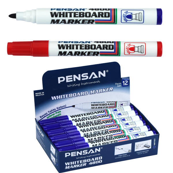 Pensan Tahta Kalemi Yuvarlak Uçlu Mavi 4800-1 (1 Adet Fiyatıdır)-1