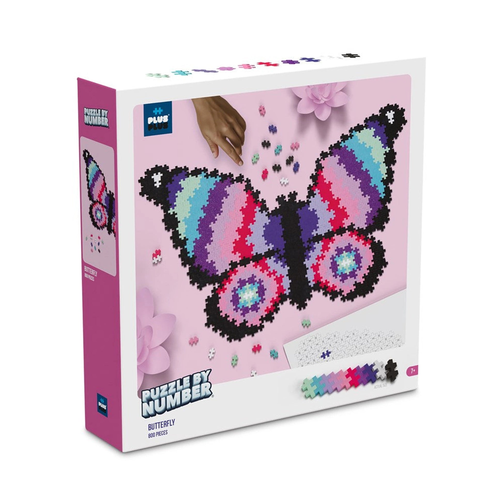 Plus-plus Puzzle By Number Butterfly 800pcs PP-3915-1