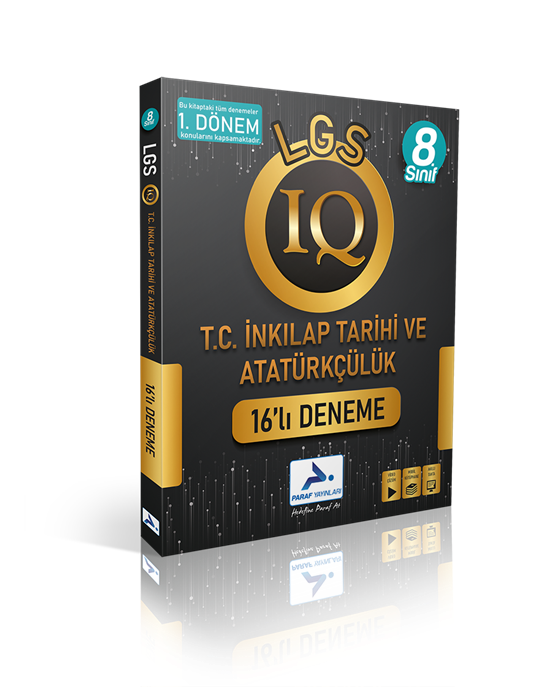 PRF Yayınları Paraf IQ İnkılap Tarihi 16`lı Deneme 1. Dönem Konuları