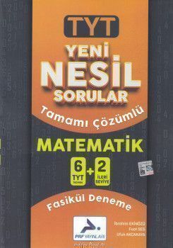 PRF Yayınları TYT Matematik Yeni Nesil Sorular Tamamı Çözümlü 6+2 Fasikül Deneme-1