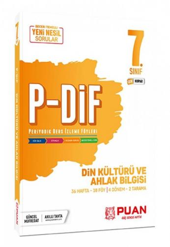 Puan Yayınları 7. Sınıf Din Kültürü ve Ahlak Bilgisi PDİF Konu Anlatım Föyleri