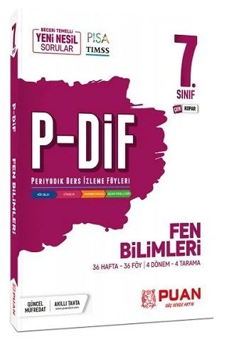 Puan Yayınları 7. Sınıf Fen Bilimleri PDİF Konu Anlatım Föyleri