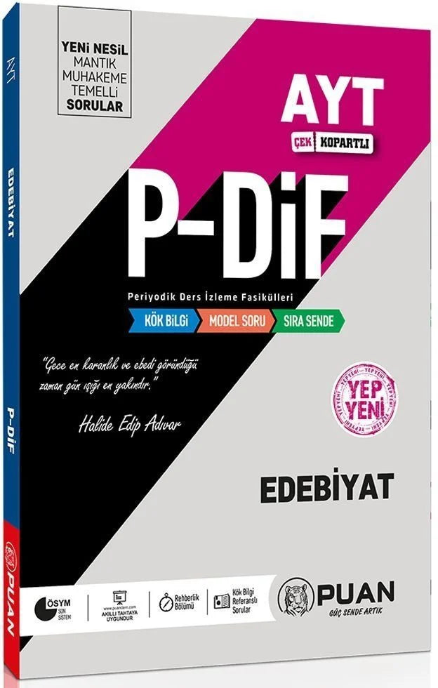 Puan Yayınları AYT Edebiyat PDİF Konu Anlatım Fasikülleri-1