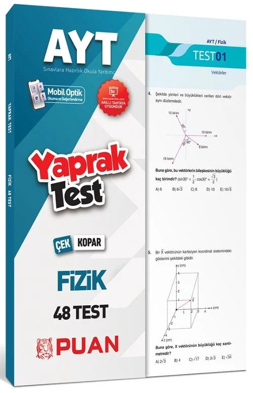 Puan Yayınları AYT Fizik Yaprak Test-1