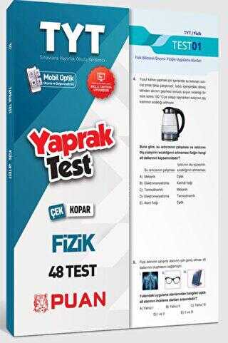 Puan Yayınları TYT Fizik Yaprak Test
