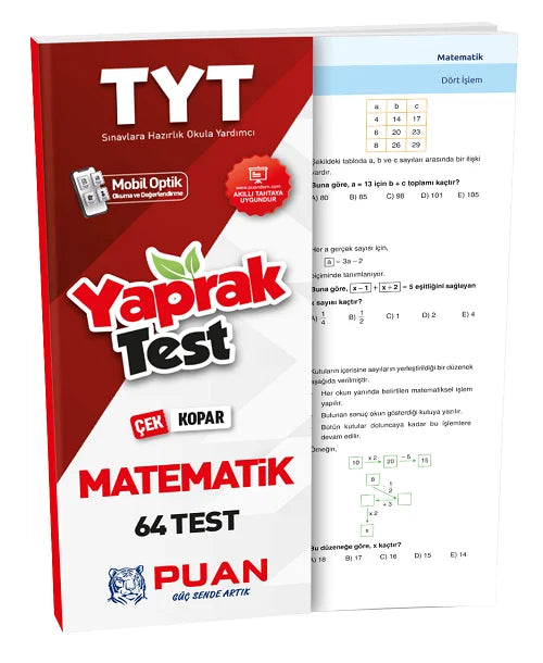 Puan Yayınları TYT Matematik Yaprak Test