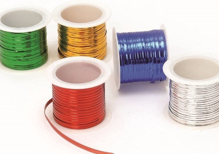 Puti Renkli Metalik İp 15 M.-1