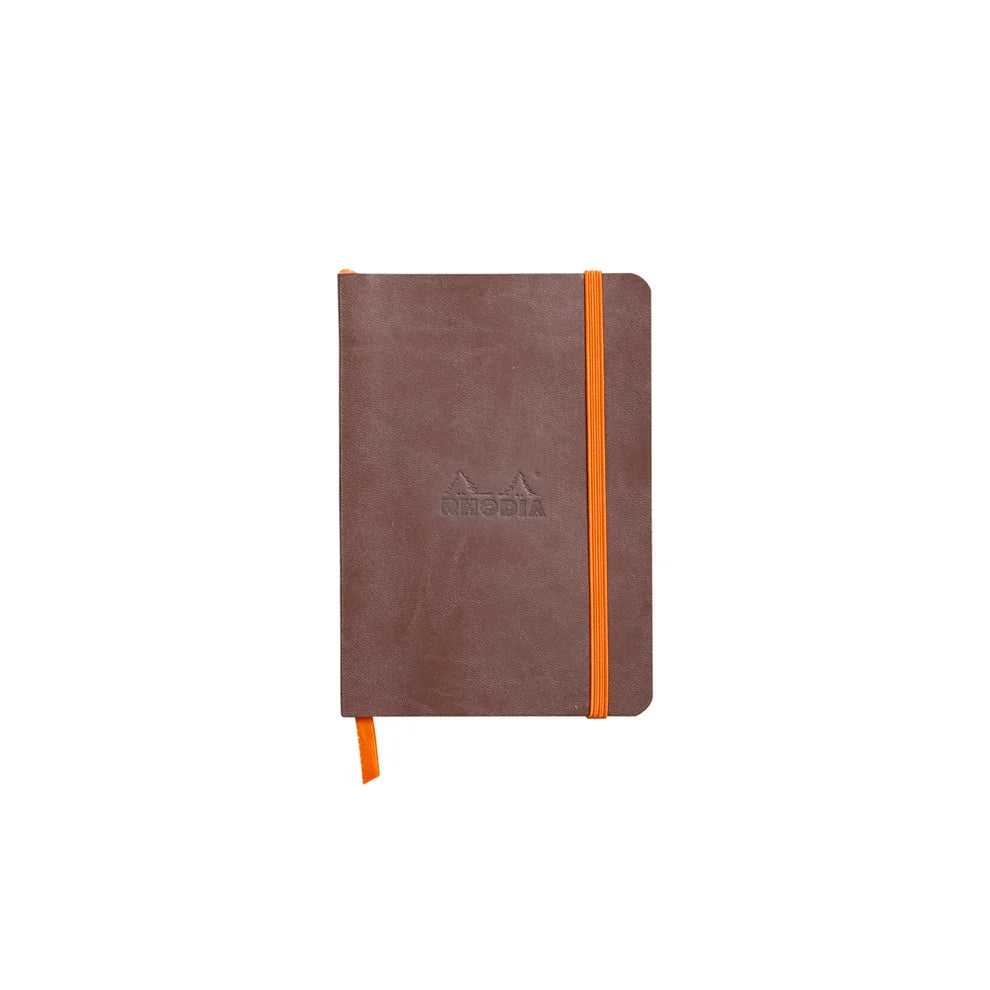 Rhodia Boutique Rodiarama A6 Çizgili Defter Çikolata Yumuşak Kapak-1
