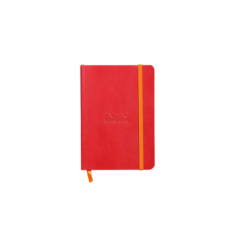 Rhodia Boutique Rodiarama A6 Çizgili Defter Poppı Yumuşak Kapak Kırmızı