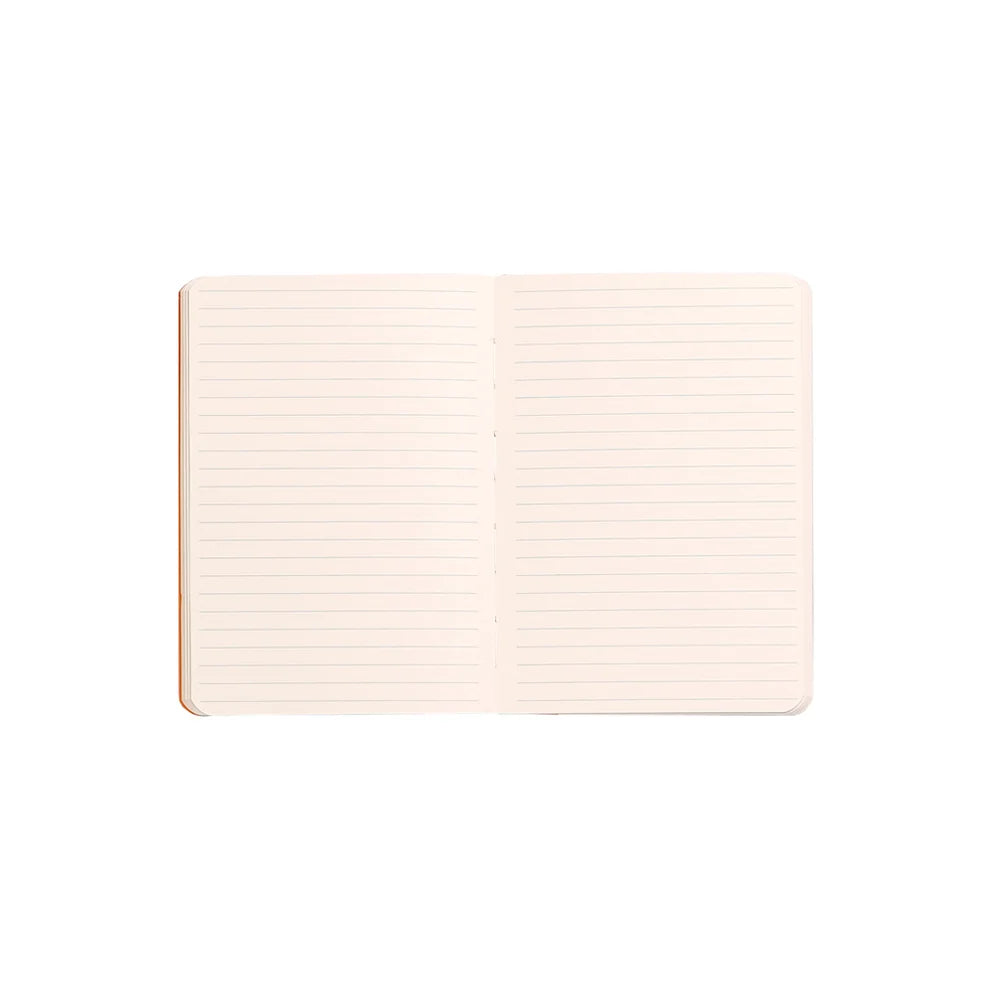 Rhodia Softcover Deri Kapak A6 Çizgili Defter Black 3022-2