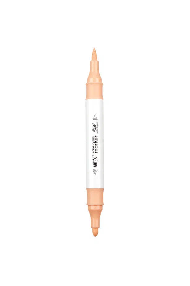 Rich Art-X Acrylic Duo Marker Çift Uçlu Su Bazlı Boyama Kalemi No:145 Ten Rengi-1