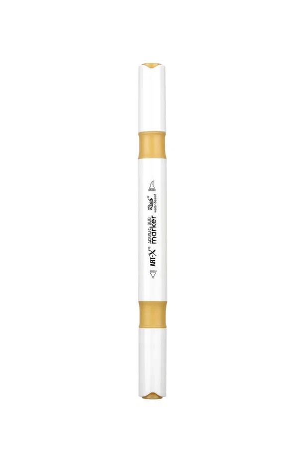 Rich Art-X Acrylic Duo Marker Çift Uçlu Su Bazlı Boyama Kalemi No:210 Krem
