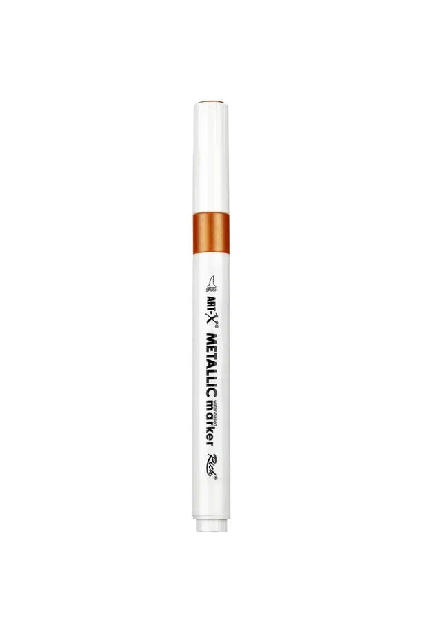 Rich Art-X Acrylic Metallic Marker Su Bazlı Yaldızlı Boyama Kalemi Metalik Bakır-2
