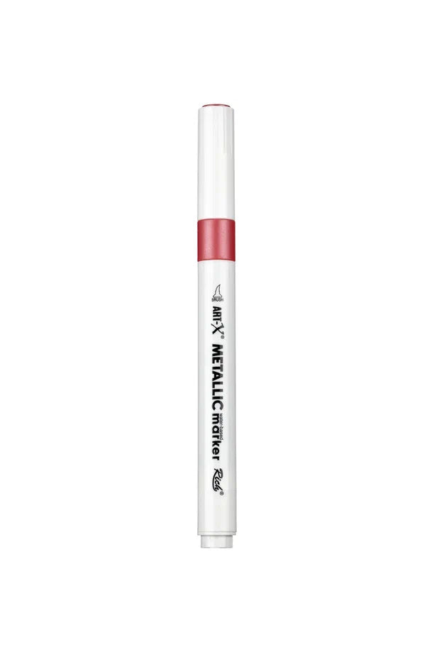 Rich Art-X Acrylic Metallic Marker Su Bazlı Yaldızlı Boyama Kalemi Metalik Pembe