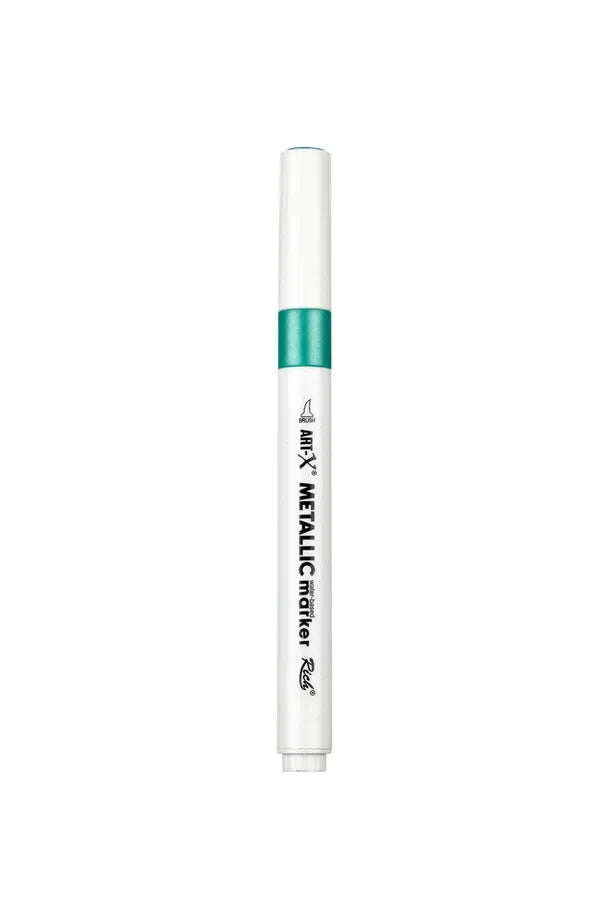 Rich Art-X Acrylic Metallic Marker Su Bazlı Yaldızlı Boyama Kalemi Metalik Turkuaz