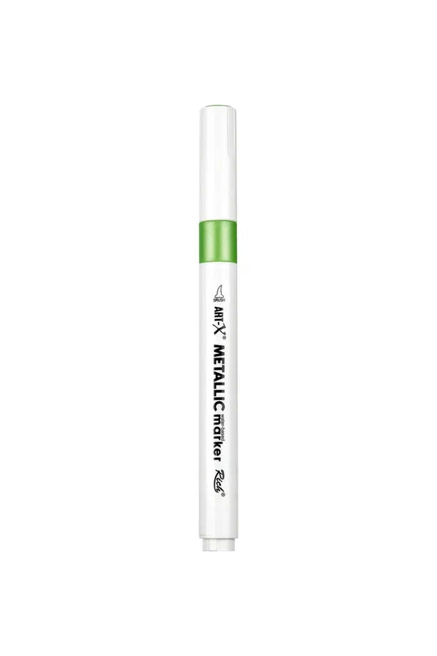 Rich Art-X Acrylic Metallic Marker Su Bazlı Yaldızlı Boyama Kalemi Metalik Yeşil