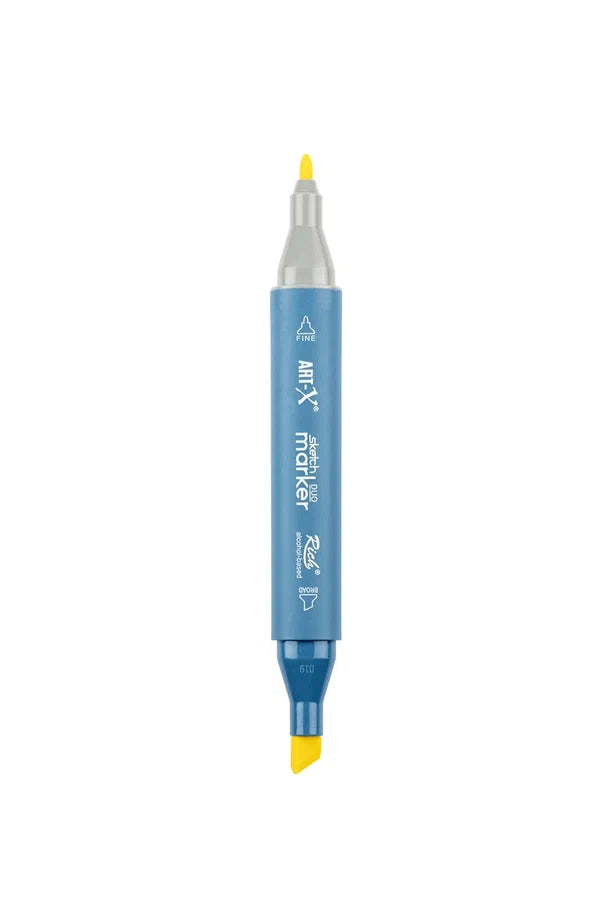 Rich Art-X Sketch Marker Duo Çift Uçlu Marker Kalem 120 Canaria Yellow