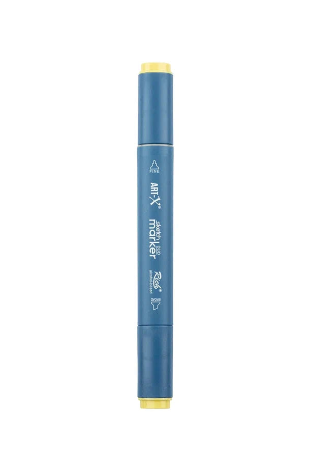 Rich Art-X Sketch Marker Duo Çift Uçlu Marker Kalem 120 Canaria Yellow-2