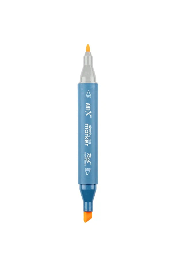 Rich Art-X Sketch Marker Duo Çift Uçlu Marker Kalem 123 Melon Yellow