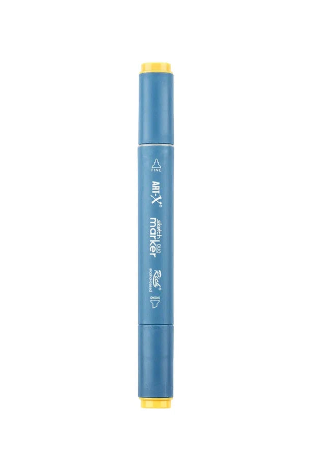 Rich Art-X Sketch Marker Duo Çift Uçlu Marker Kalem 123 Melon Yellow