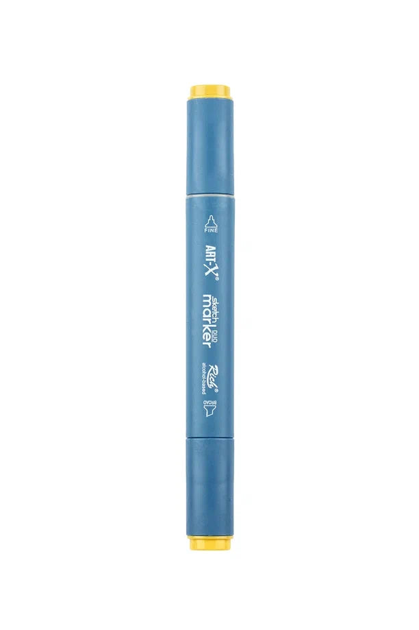 Rich Art-X Sketch Marker Duo Çift Uçlu Marker Kalem 134 Middle Yellow