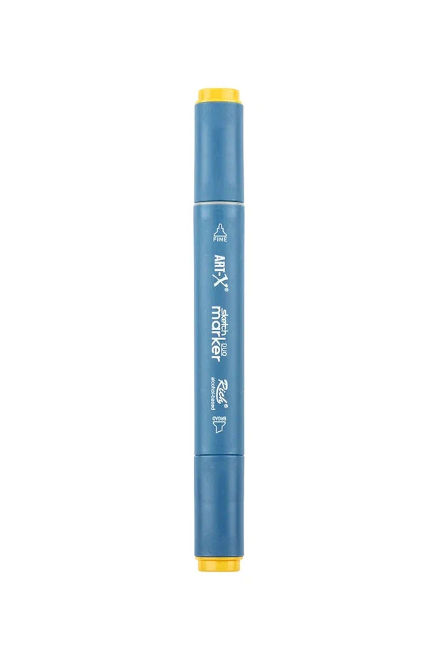 Rich Art-X Sketch Marker Duo Çift Uçlu Marker Kalem 142 Fresh Yellow-2