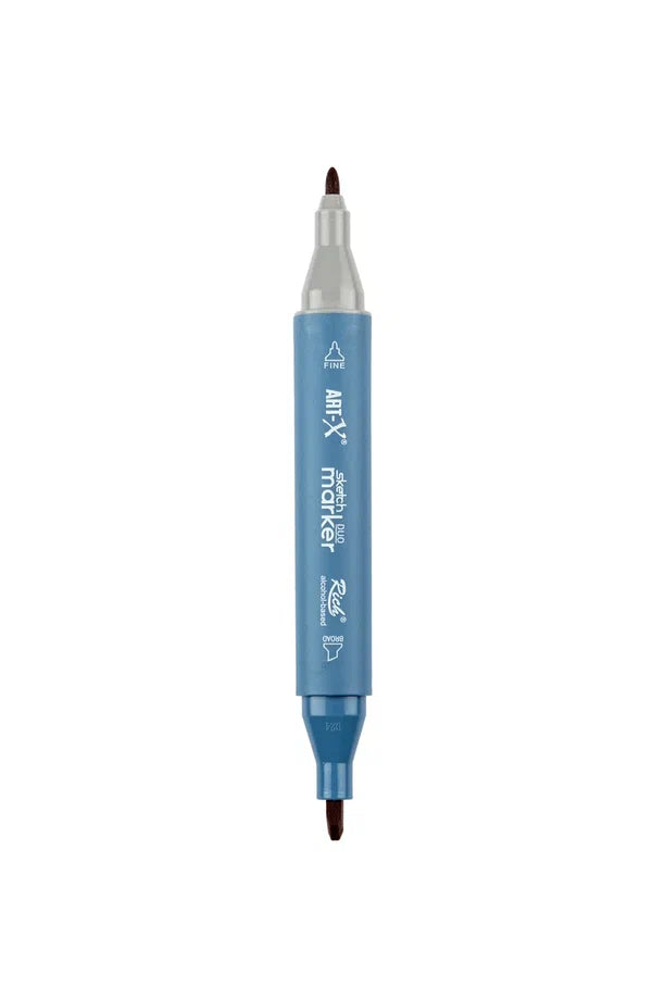 Rich Art-X Sketch Marker Duo Çift Uçlu Marker Kalem 174 Brick Brown-1