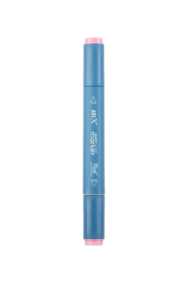 Rich Art-X Sketch Marker Duo Çift Uçlu Marker Kalem 1895 Baby Pink-1
