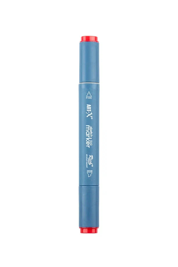 Rich Art-X Sketch Marker Duo Çift Uçlu Marker Kalem 206 Deep Red