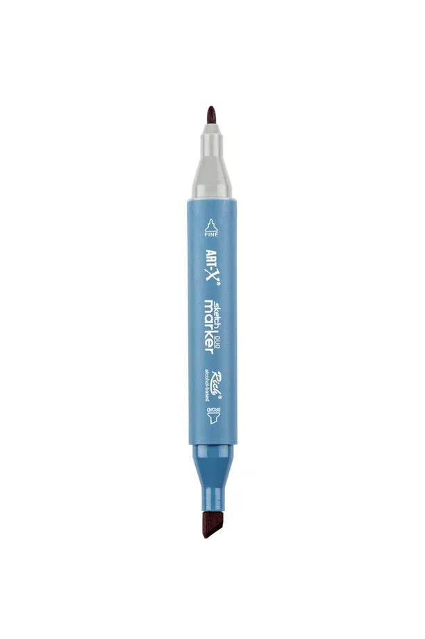 Rich Art-X Sketch Marker Duo Çift Uçlu Marker Kalem 216 Purple Red