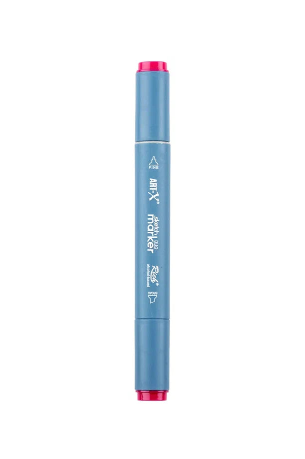 Rich Art-X Sketch Marker Duo Çift Uçlu Marker Kalem 218 Rose Red