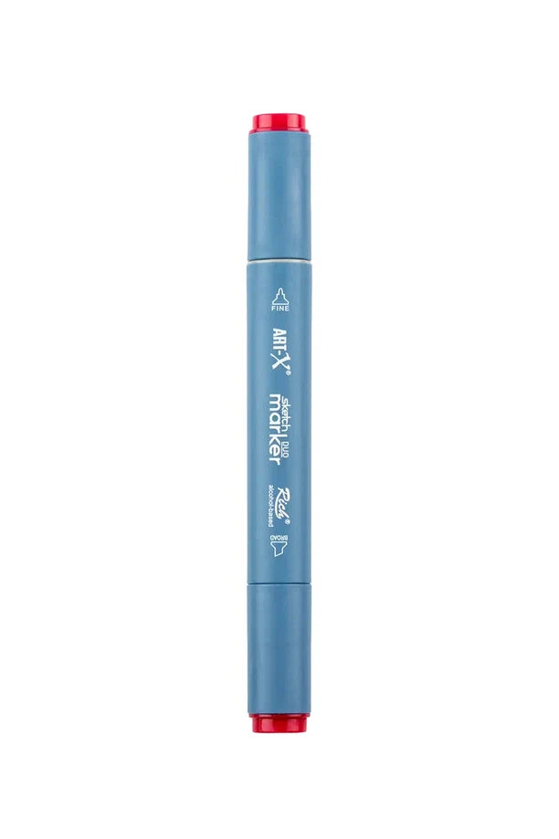 Rich Art-X Sketch Marker Duo Çift Uçlu Marker Kalem 220 Wine Red
