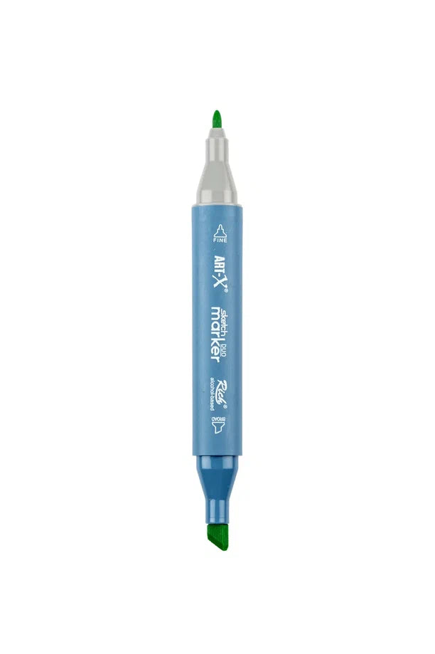 Rich Art-X Sketch Marker Duo Çift Uçlu Marker Kalem 2283 Milk Green-1