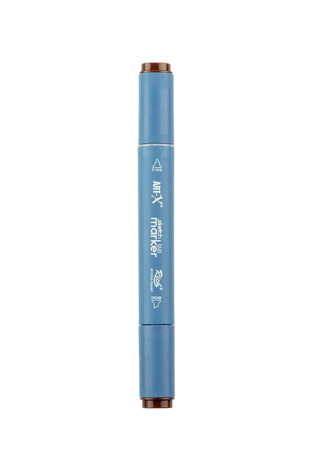 Rich Art-X Sketch Marker Duo Çift Uçlu Marker Kalem 2321 Walnut-2