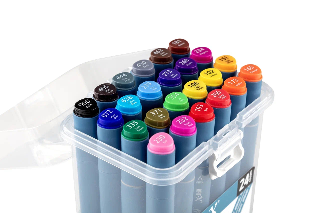 Rich Art-X Sketch Marker Duo Çift Uçlu Marker Kalem 24 Renk Set-3