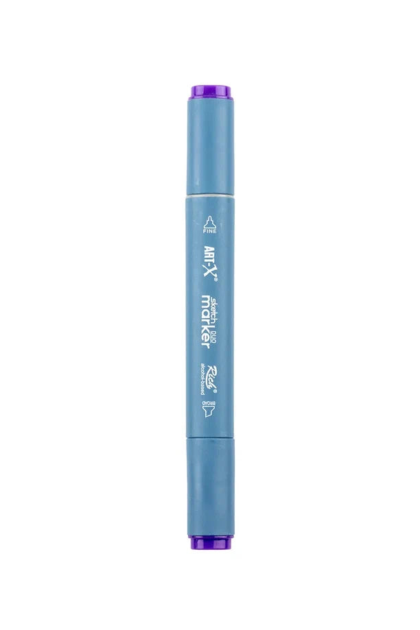Rich Art-X Sketch Marker Duo Çift Uçlu Marker Kalem 2665 Hyacinth-2