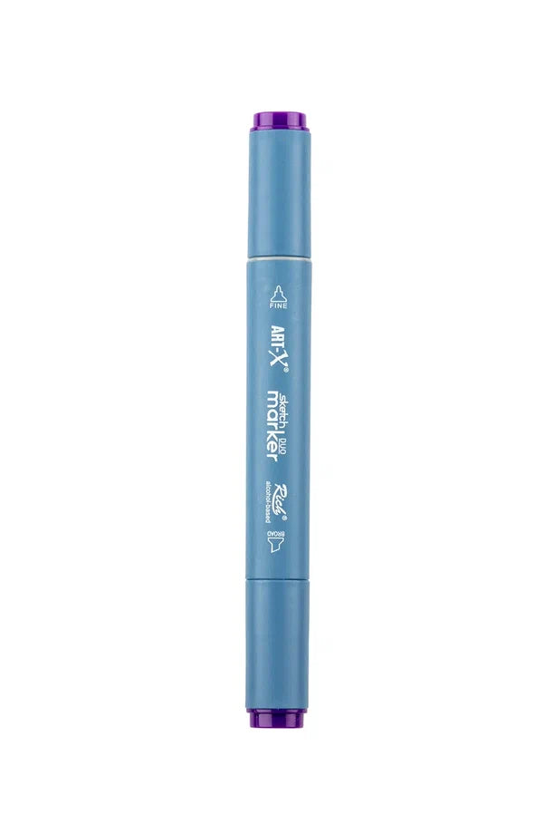 Rich Art-X Sketch Marker Duo Çift Uçlu Marker Kalem 267 Violet-2