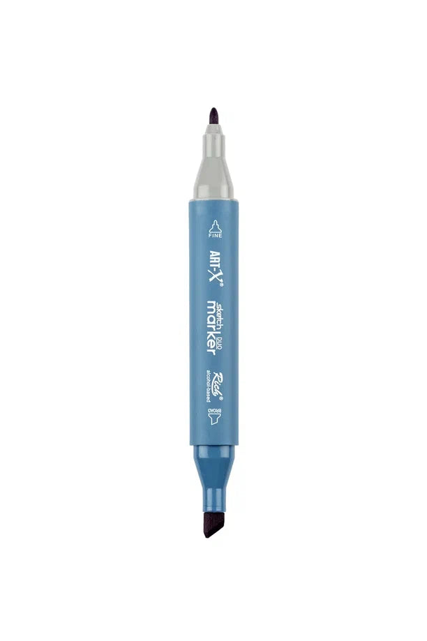 Rich Art-X Sketch Marker Duo Çift Uçlu Marker Kalem 268 Purple-1