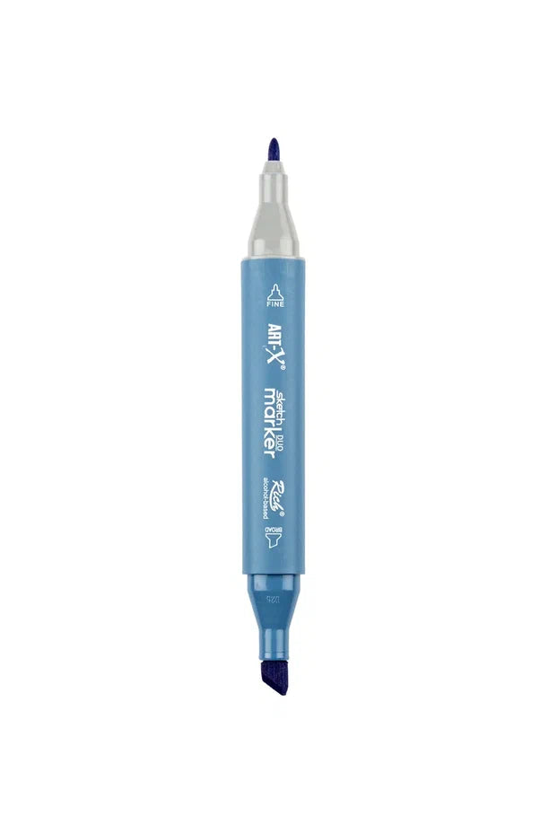 Rich Art-X Sketch Marker Duo Çift Uçlu Marker Kalem 2925 Old Wooden Blue