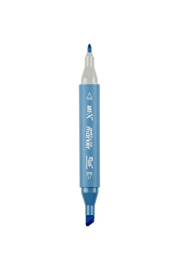 Rich Art-X Sketch Marker Duo Çift Uçlu Marker Kalem 298 Doll Blue