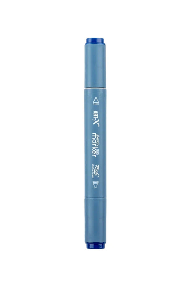 Rich Art-X Sketch Marker Duo Çift Uçlu Marker Kalem 301 Prussian Blue