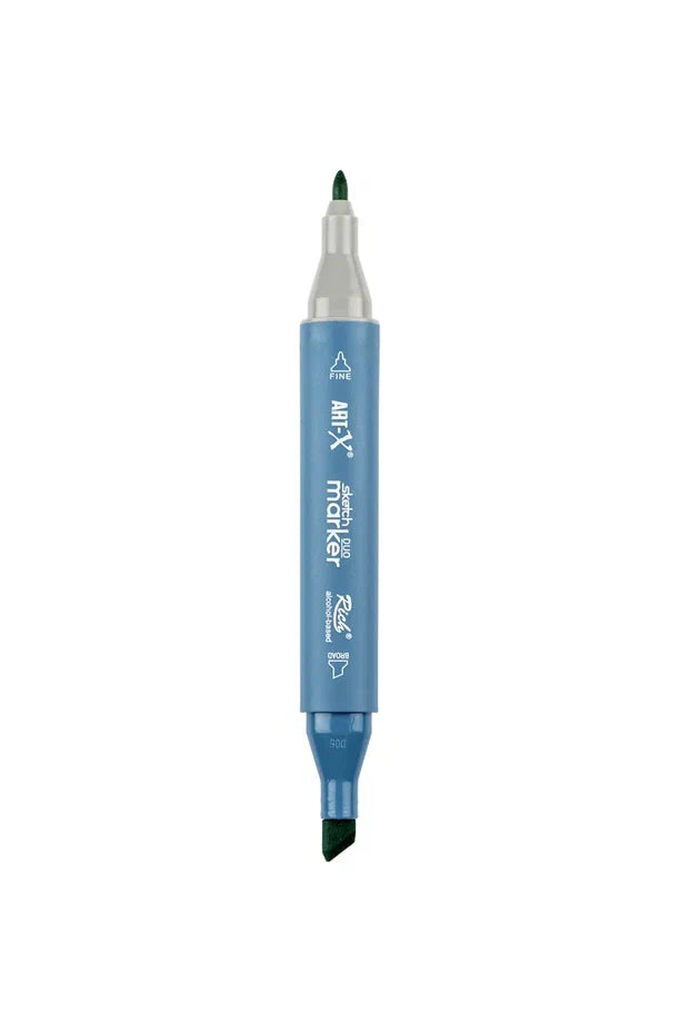 Rich Art-X Sketch Marker Duo Çift Uçlu Marker Kalem 327 Peacock Green