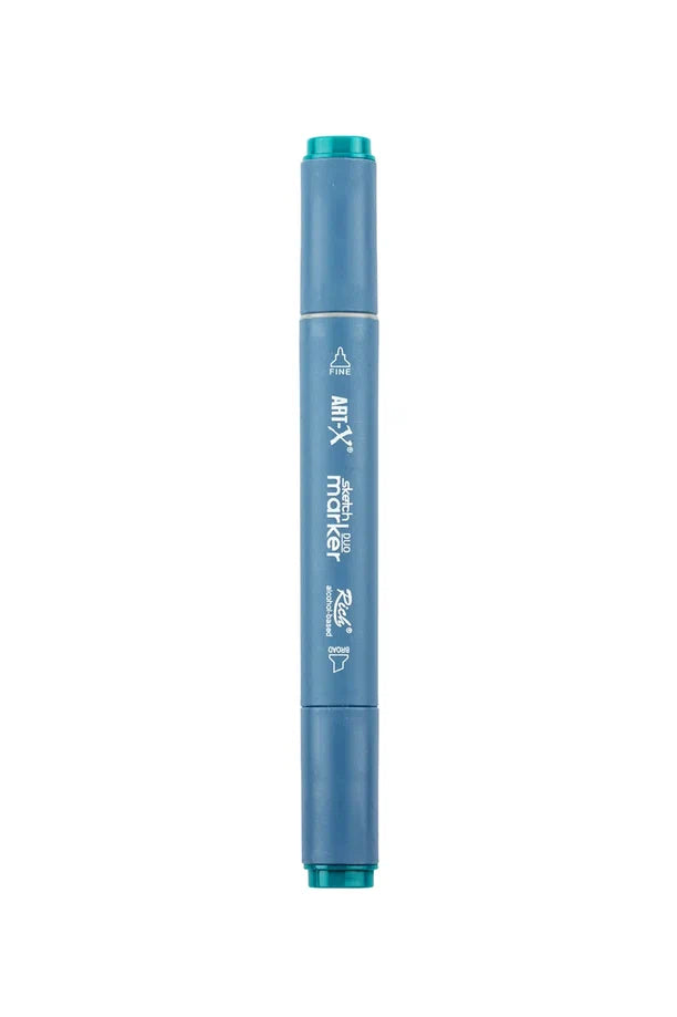 Rich Art-X Sketch Marker Duo Çift Uçlu Marker Kalem 327 Peacock Green