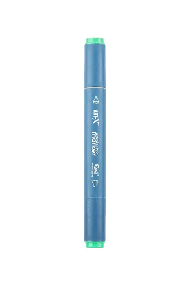 Rich Art-X Sketch Marker Duo Çift Uçlu Marker Kalem 353 Aqua Green-2