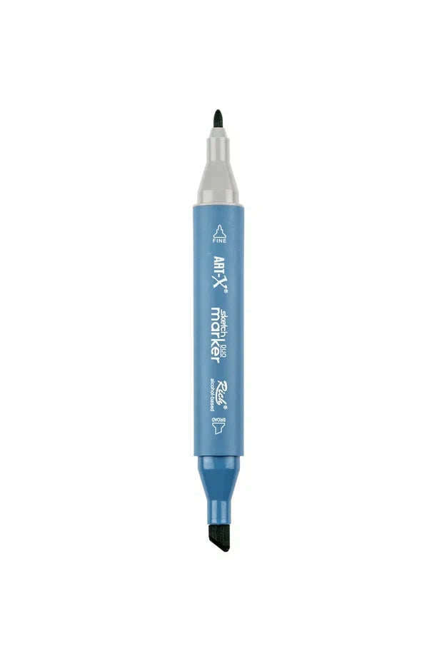 Rich Art-X Sketch Marker Duo Çift Uçlu Marker Kalem 356 Grass Green-1