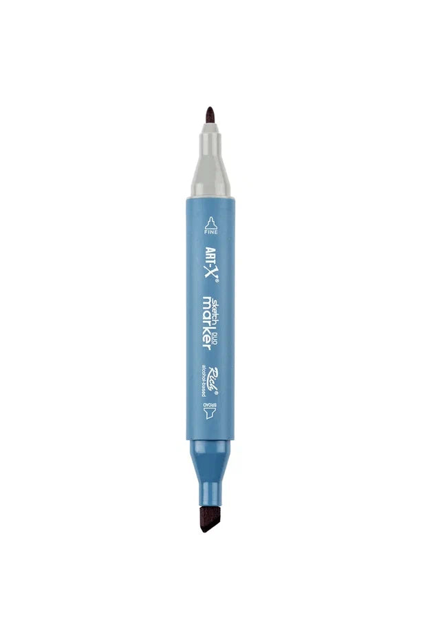 Rich Art-X Sketch Marker Duo Çift Uçlu Marker Kalem 3583 Star Purple-1