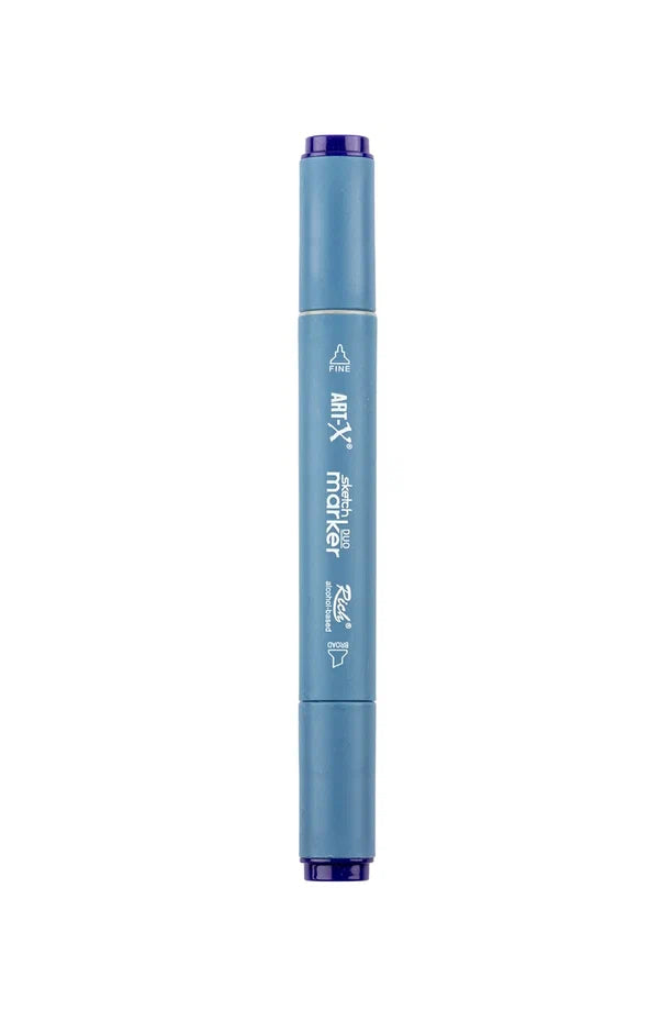 Rich Art-X Sketch Marker Duo Çift Uçlu Marker Kalem 3583 Star Purple-2