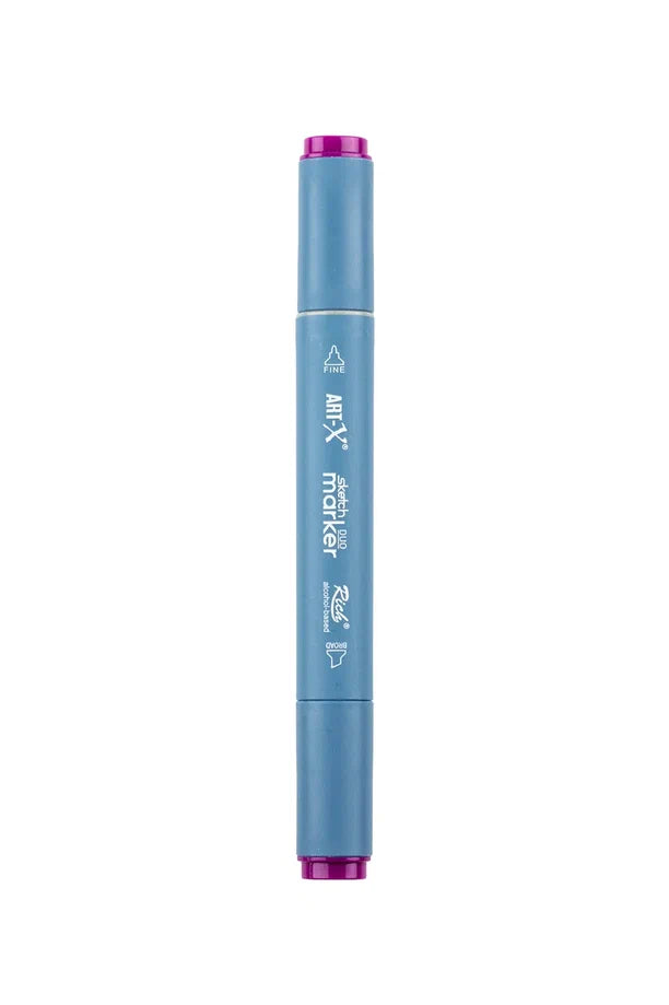 Rich Art-X Sketch Marker Duo Çift Uçlu Marker Kalem 513 Vivid Purple